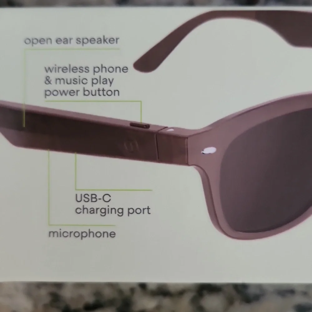 Smart Brown Glasses